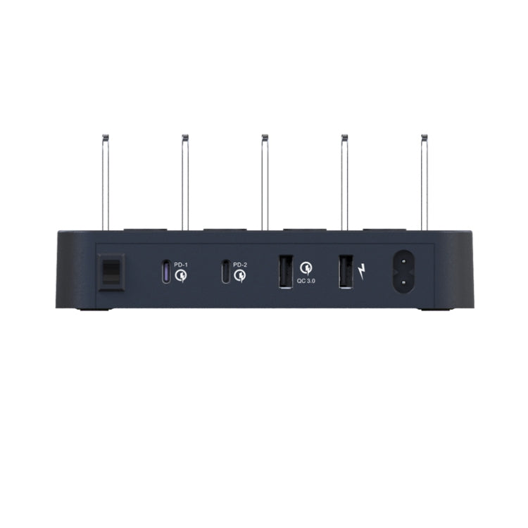 45W PD USB-C / Type-C + 18W PD USB-C / Type-C + 18W QC 3.0 USB + USB Ports Smart Charger with Det...
