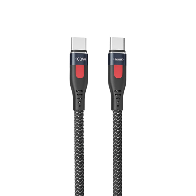 REMAX RC-187c Lesu Pro 1m PD100W Type-C to USB-C / Type-C Aluminum Alloy Braid Fast Charging Data...