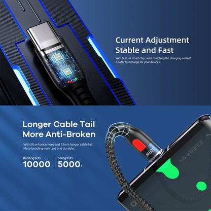 REMAX RC-188a Lesu Pro 1m 5A USB to USB-C / Type-C Aluminum Alloy Braid Fast Charging Data Cable�...