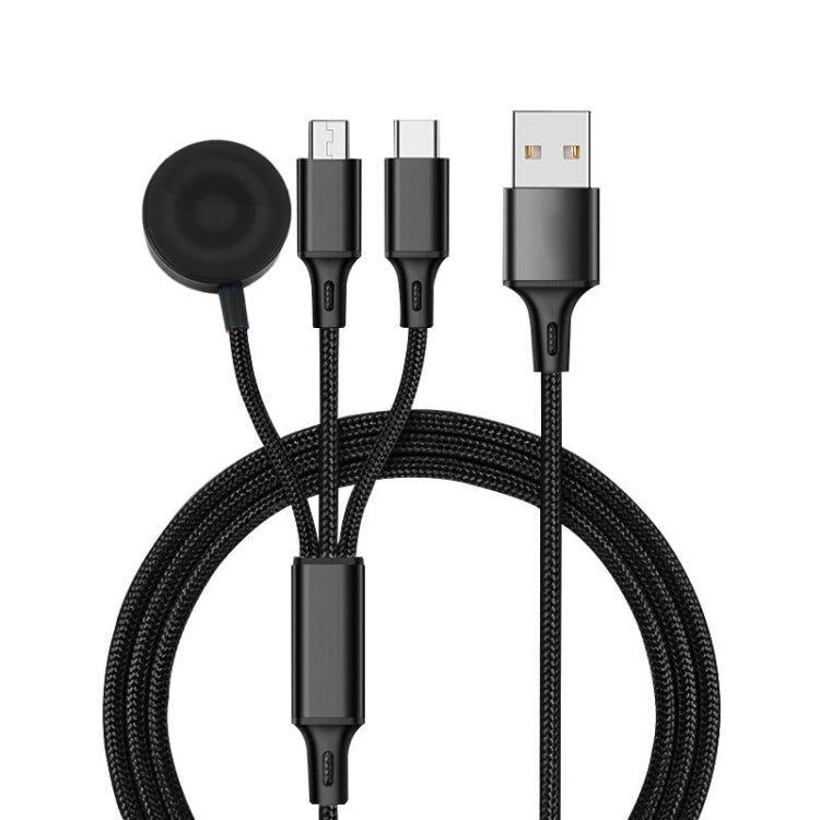 For iPhone / Apple Watch 3 In 1 8 Pin + Type-C / USB-C + Magnetic Charging Base Multi-function Ch...