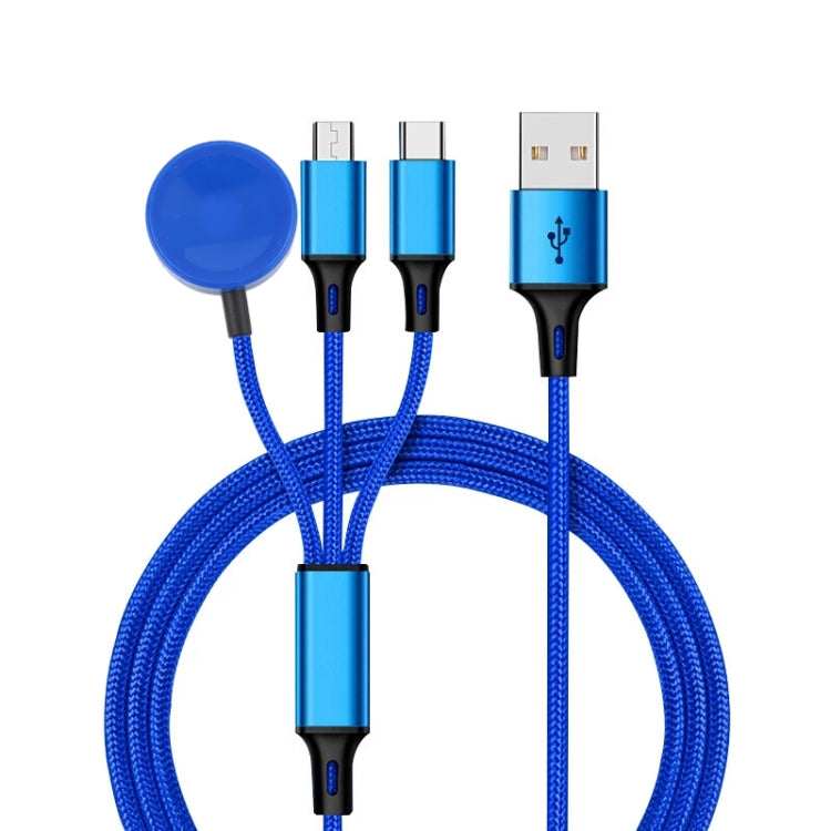 For iPhone / Apple Watch 3 In 1 8 Pin + Type-C / USB-C + Magnetic Charging Base Multi-function Ch...