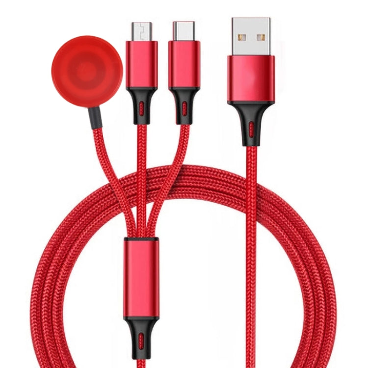 For iPhone / Apple Watch 3 In 1 8 Pin + Type-C / USB-C + Magnetic Charging Base Multi-function Ch...