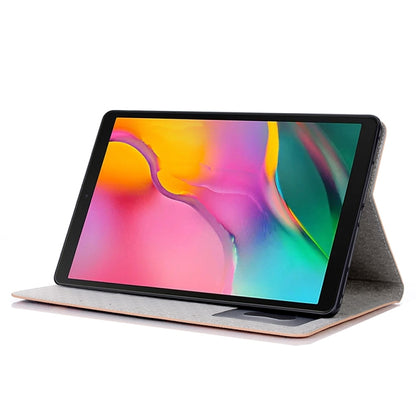 Map Texture Horizontal Flip Leather Case for Galaxy Tab A 10.1 (2019) T510 / T515,  with Holder &...