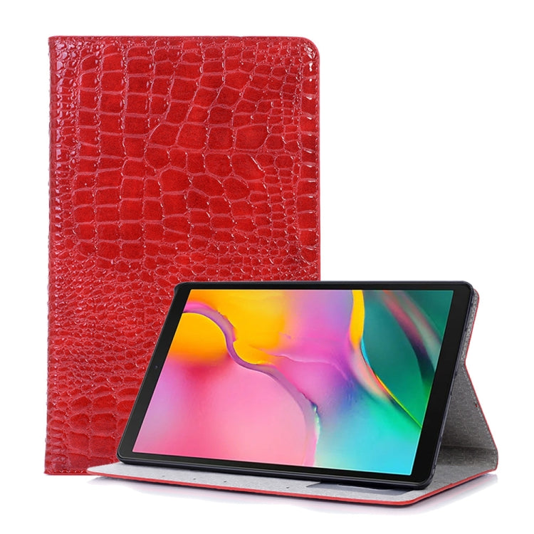 Crocodile Texture Horizontal Flip Leather Case for Galaxy Tab A 10.1 (2019) T510 / T515,  with Ho...