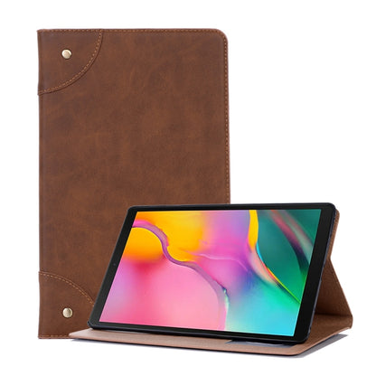 Retro Book Style Horizontal Flip Leather Case for Galaxy Tab A 10.1 (2019) T510 / T515,  with Hol...