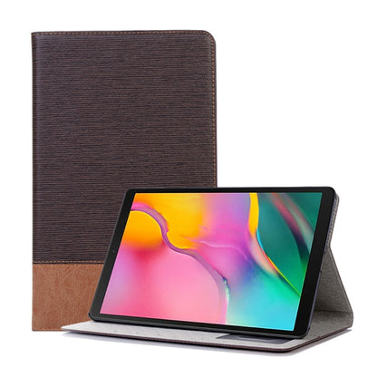 Cross Texture Horizontal Flip Leather Case for Galaxy Tab A 10.1 (2019) T510 / T515,  with Holder...