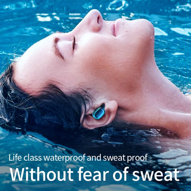 C1 Bluetooth 5.0 TWS Circular Chimney Touch Digital Display True Wireless Bluetooth Earphone with...