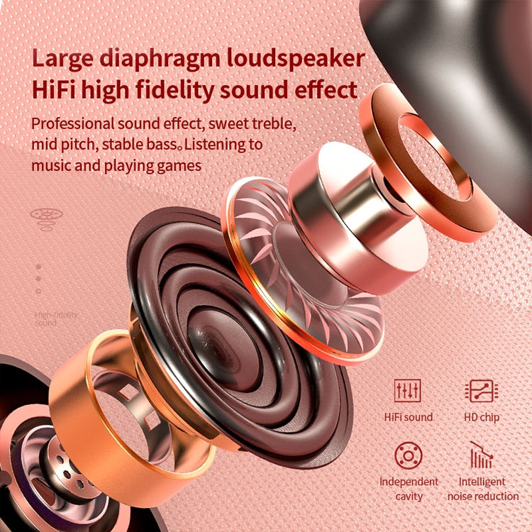 T2 Bluetooth 5.0 TWS Touch Digital Display True Wireless Bluetooth Earphone with Charging Box����...