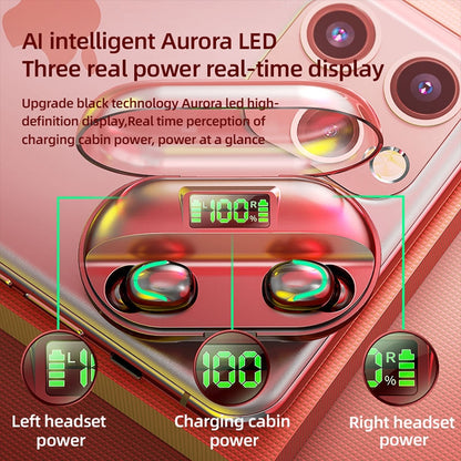 T2 Bluetooth 5.0 TWS Touch Digital Display True Wireless Bluetooth Earphone with Charging Box����...
