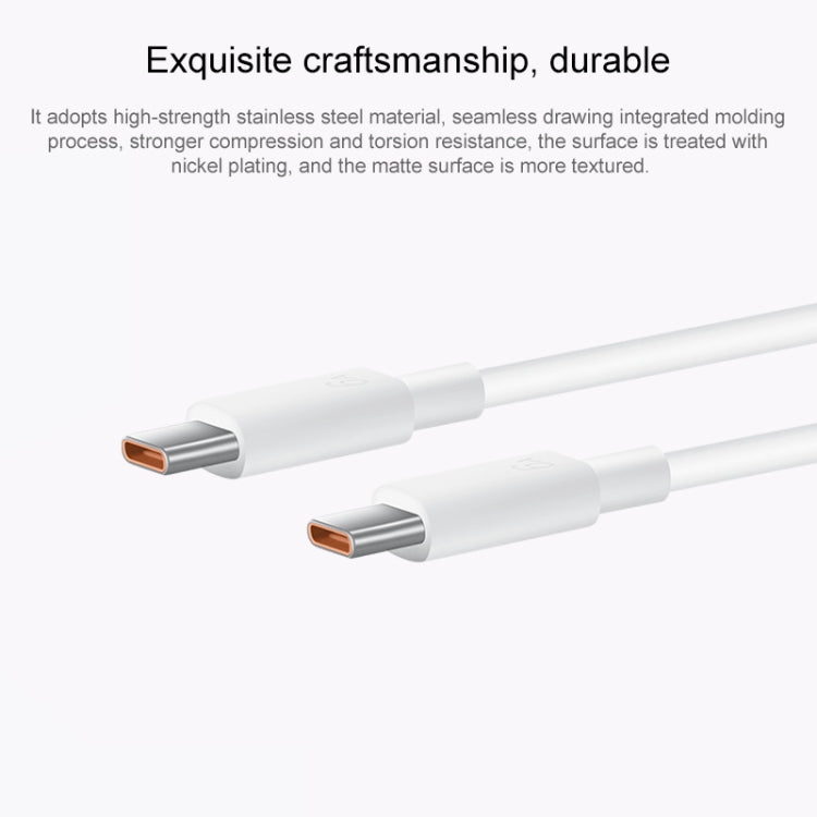 Original Huawei CC800 6A Type-C / USB-C to Type-C / USB-C Charging Data Cable, Length: 1.8m