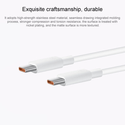 Original Huawei CC800 6A Type-C / USB-C to Type-C / USB-C Charging Data Cable, Length: 1.8m