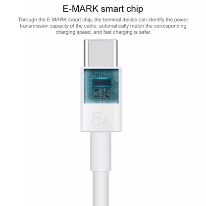 Original Huawei CC800 6A Type-C / USB-C to Type-C / USB-C Charging Data Cable, Length: 1.8m