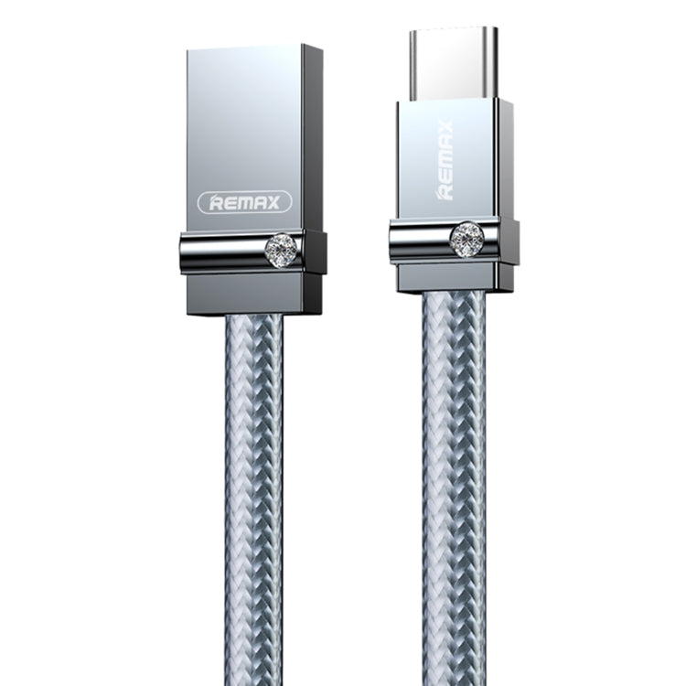 REMAX RC-091a 2.4A USB to USB-C / Type-C Golden Diamond Data Sync Charging Cable, Cable Length: 1...