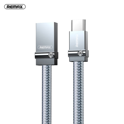REMAX RC-091a 2.4A USB to USB-C / Type-C Golden Diamond Data Sync Charging Cable, Cable Length: 1...