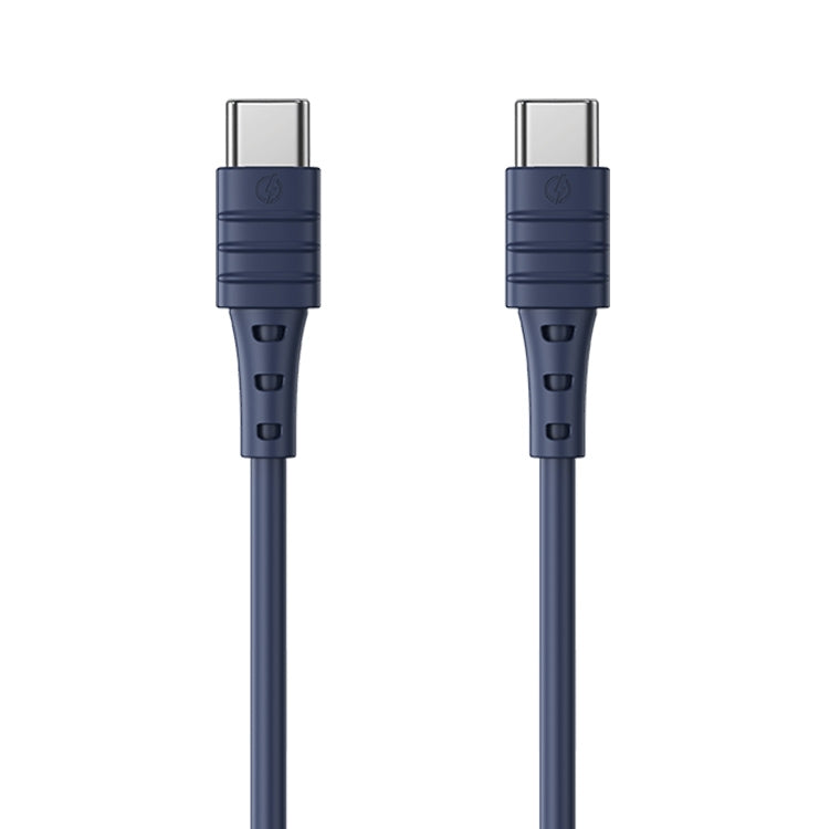 REMAX RC-068 PD 65W Type-C / USB-C to Type-C / USB-C High Elastic TPE Fast Charging Data Cable, L...