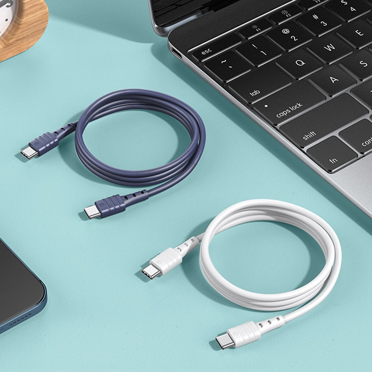 REMAX RC-068 PD 65W Type-C / USB-C to Type-C / USB-C High Elastic TPE Fast Charging Data Cable, L...