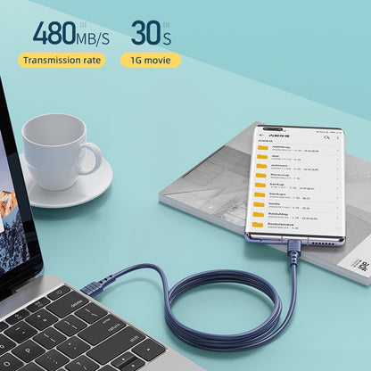 REMAX RC-068 PD 65W Type-C / USB-C to Type-C / USB-C High Elastic TPE Fast Charging Data Cable, L...