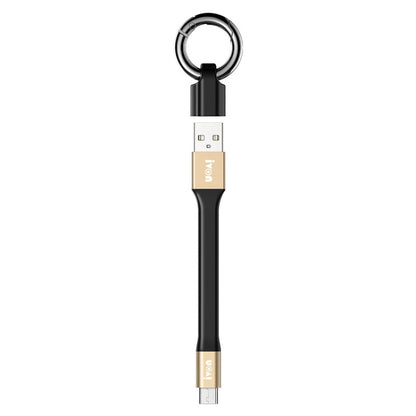 IVON CA90 3.1A Max USB to USB-C / Type-C Portable Data Cable with Ring, Length: 14.5cm, Type-C