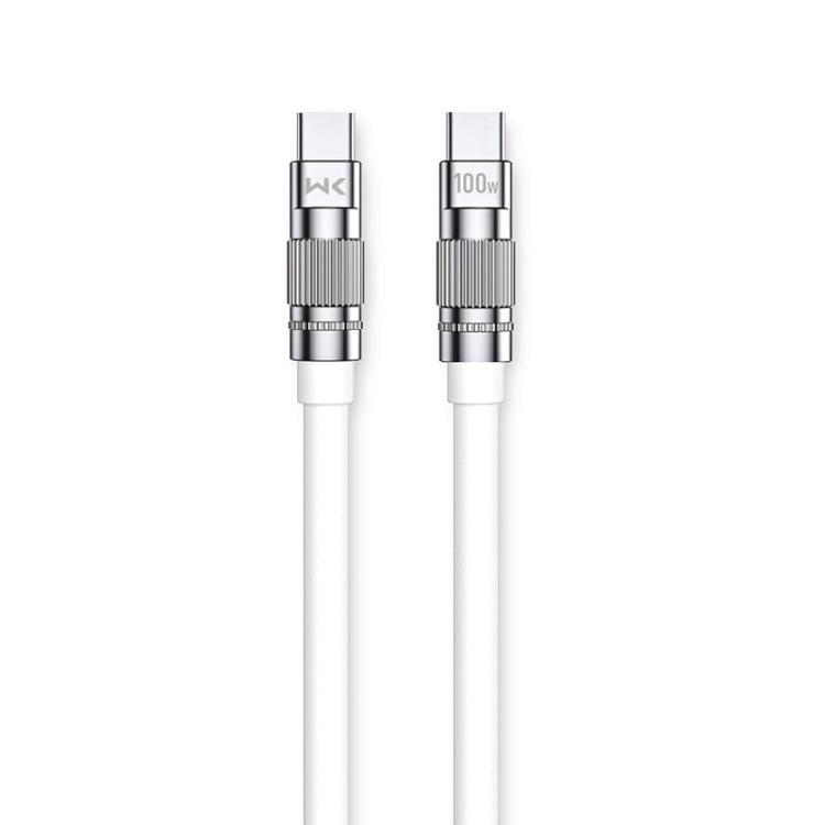 WK WDC-188 Qjie Series 100W USB-C/Type-C to USB-C/Type-C Fast Charge Data Cable, Length: 1m������...
