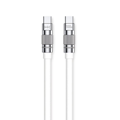WK WDC-188 Qjie Series 100W USB-C/Type-C to USB-C/Type-C Fast Charge Data Cable, Length: 1m������...