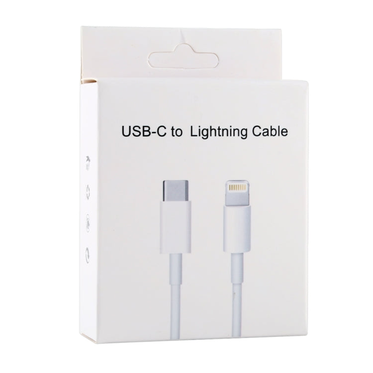 20W 9V/2A 1M USB-C / Type-C to 8 Pin PD Fast Charging Cable for iPhone, iPad, Cable Length: 1m���...