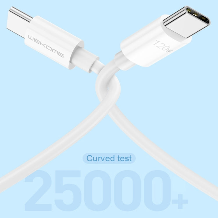 WK WDC-175 120W USB-C/Type-C to USB/Type-C Fast Charge Data Cable, Length: 1.2m