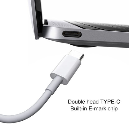 PD 5A USB-C / Type-C Male to USB-C / Type-C Male Fast Charging Cable, Cable Length: 1m, 1m