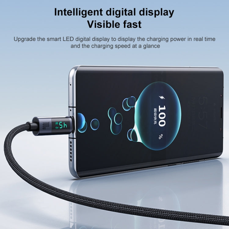 Type-C to Type-C Digital Display Charging Data Cable