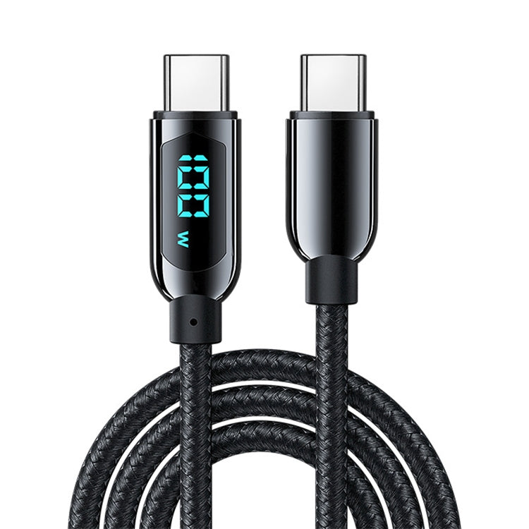Mutural Li-CC002 1.2m 100W Digital Display USB-C / Type-C to Type-C Charging Data Cable����������...