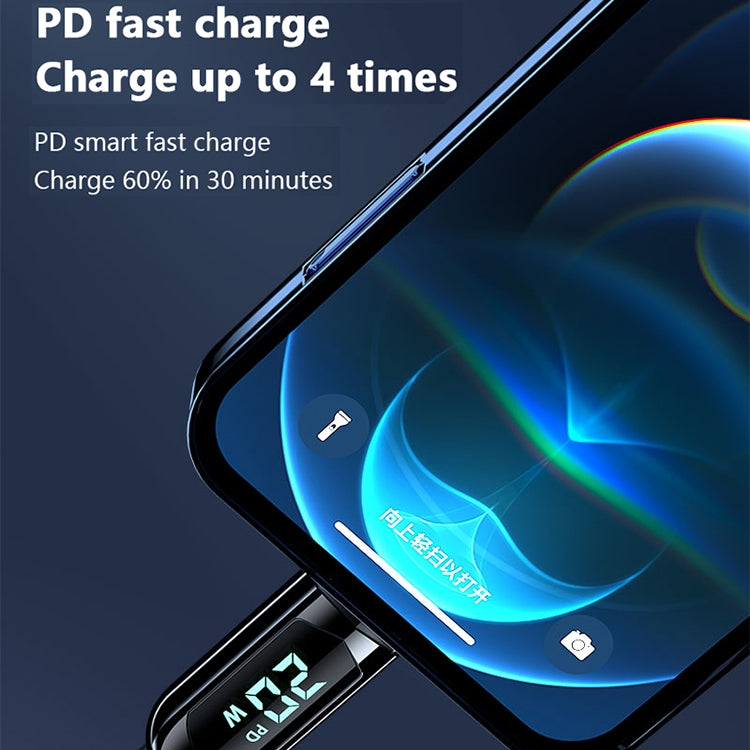 Mutural Li-CC002 1.2m 100W Digital Display USB-C / Type-C to Type-C Charging Data Cable����������...
