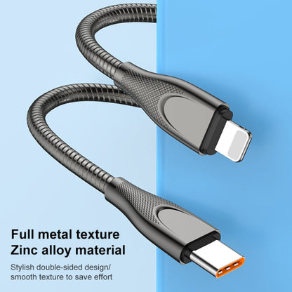 ADC-009 USB-C / Type-C to USB-C / Type-C Zinc Alloy Hose Fast Charging Data Cable, Cable Length: ...