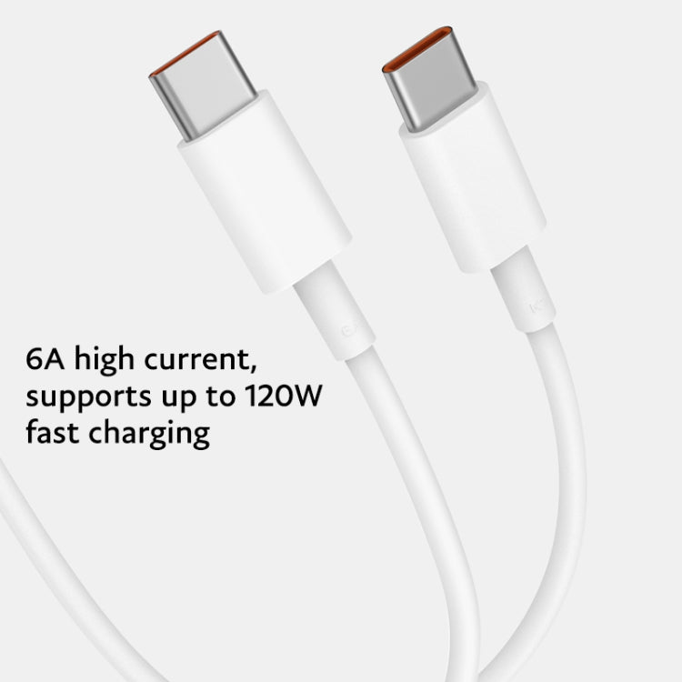 Original Xiaomi 6A USB-C / Type-C to USB-C / Type-C Fast Charging Data Cable, Length: 1m���������...