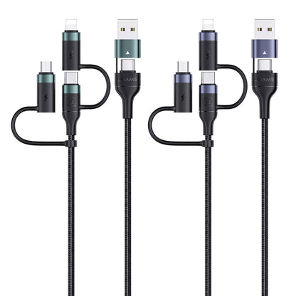 USB + Type-C toType-C + 8 Pin + Micro Fast Charging Cable