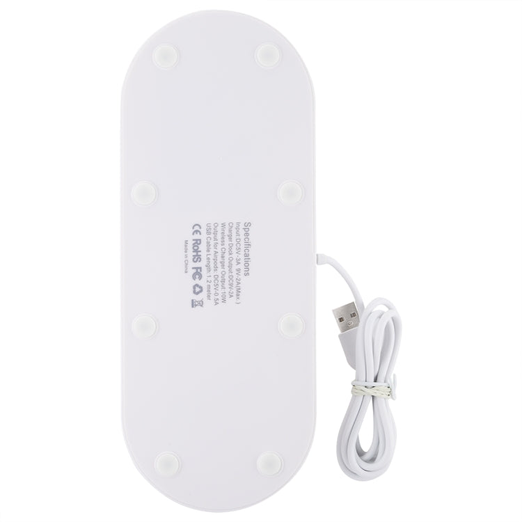 HQ-UD15 Rotatable Wireless Charging Base with Stand for Phones / iWatches / AirPods (Silver)�����...