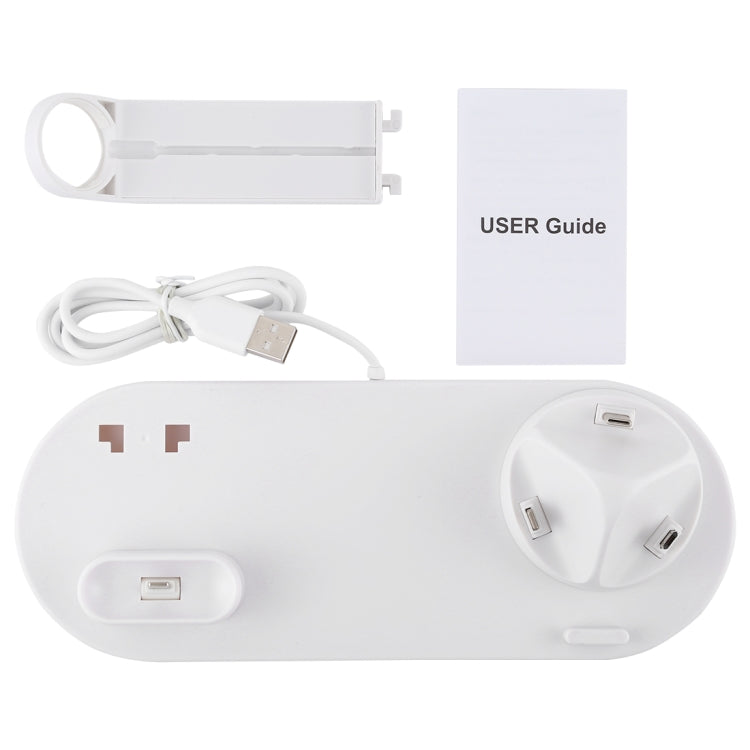 HQ-UD15 Rotatable Wireless Charging Base with Stand for Phones / iWatches / AirPods (Silver)�����...