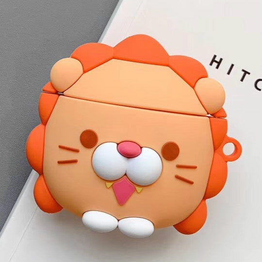 For Apple AirPods 1/2 Generation Universal Wireless Lion And Dinosaur Headphone Holder Bluetooth ...