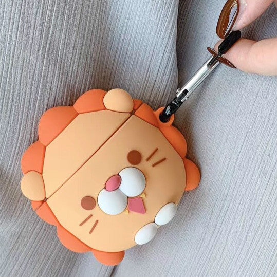 For Apple AirPods 1/2 Generation Universal Wireless Lion And Dinosaur Headphone Holder Bluetooth ...