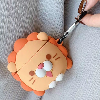 For Apple AirPods 1/2 Generation Universal Wireless Lion And Dinosaur Headphone Holder Bluetooth ...