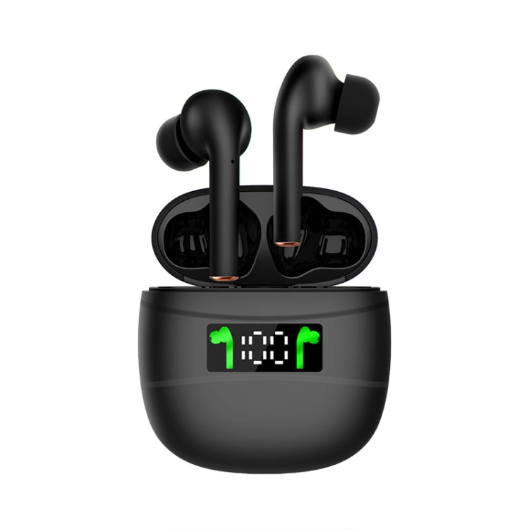 Earphone LED Display Waterproof Headset Noise Earbuds