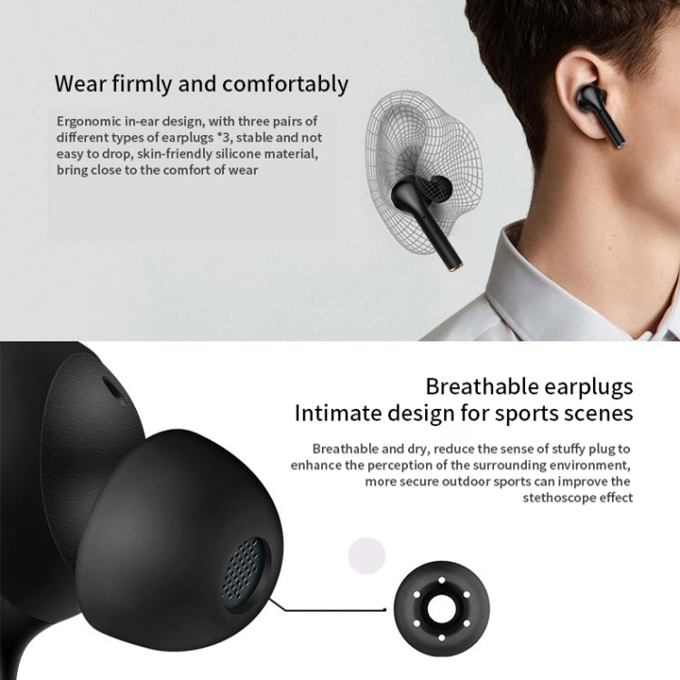 Earphone LED Display Waterproof Headset Noise Earbuds