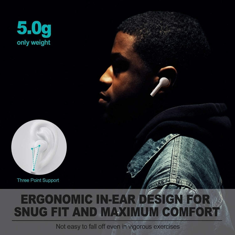 Earphone LED Display Waterproof Headset Noise Earbuds