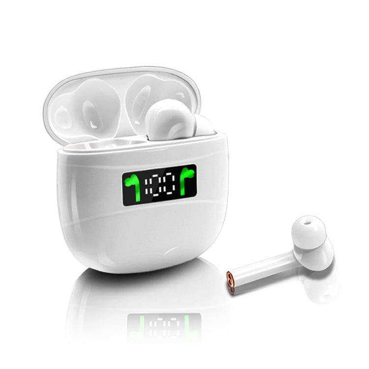 Earphone LED Display Waterproof Headset Noise Earbuds