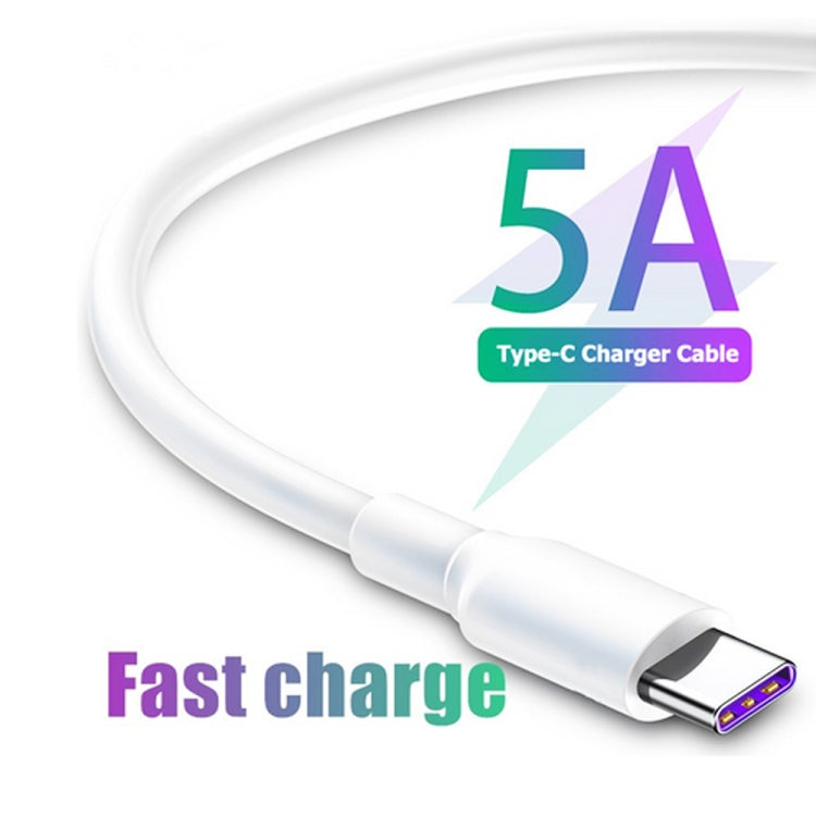 5A USB to USB-C / Type-C Mobile Phone Tablet PC Universal Super Fast Charging Data Cable, 1m, 1.5...