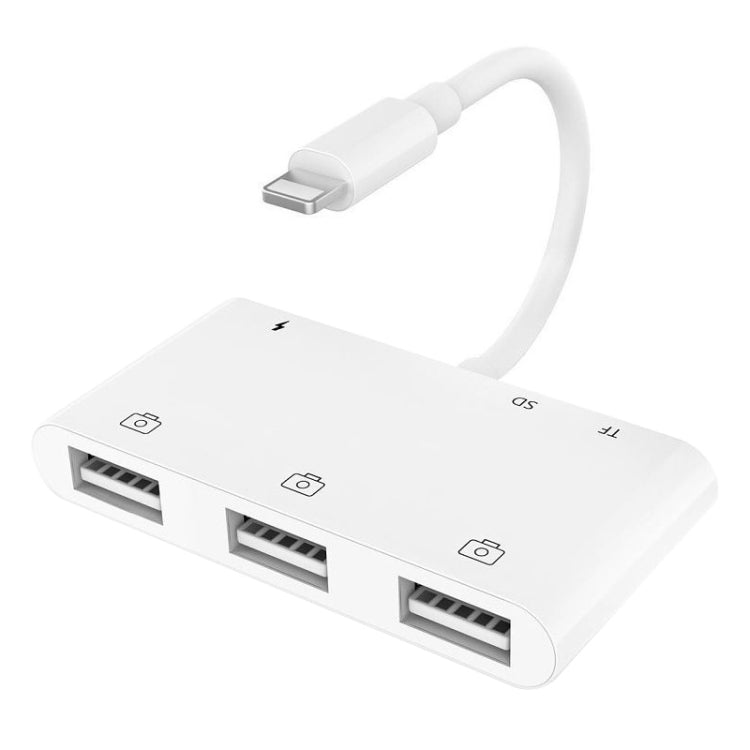 Applicable to the hard disk adapter of iPhone tablet OTG data cable USB mouse keyboard multifunction converter