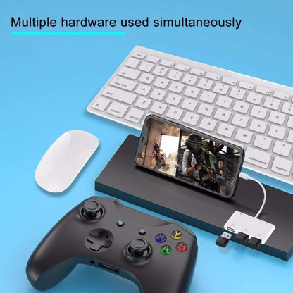 Applicable to the hard disk adapter of iPhone tablet OTG data cable USB mouse keyboard multifunction converter