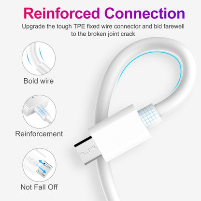 2 in 1 1m USB to Micro USB Data Cable + 30W QC 3.0 4 USB Interfaces Mobile Phone Tablet PC Univer...