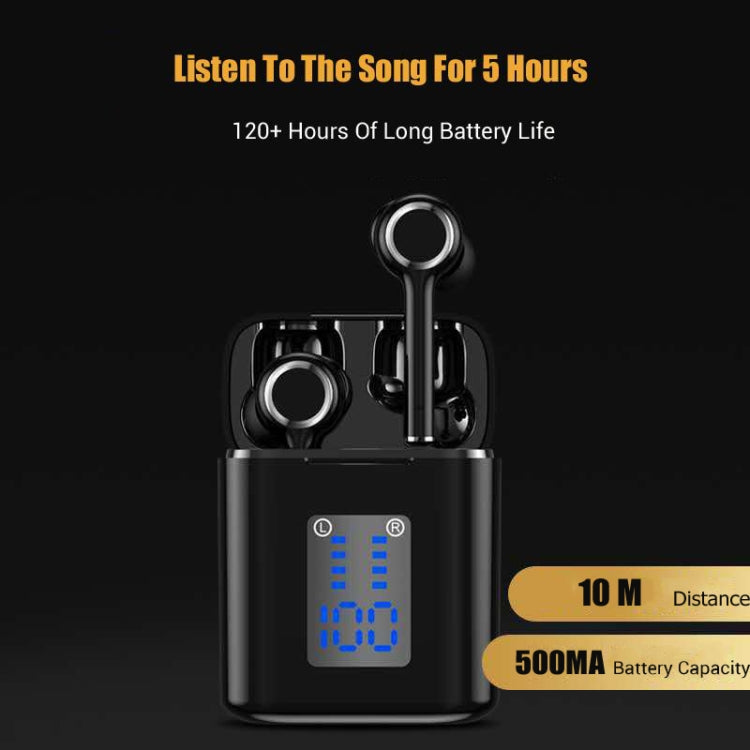 TG905 TWS Bluetooth Wireless Sport Headphone LED Display