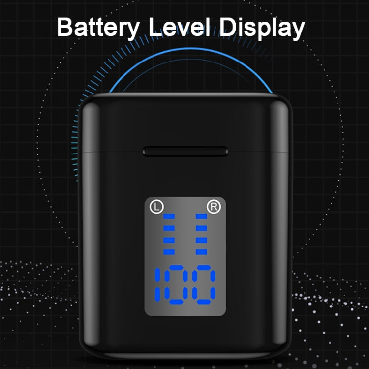 TG905 TWS Bluetooth Wireless Sport Headphone LED Display