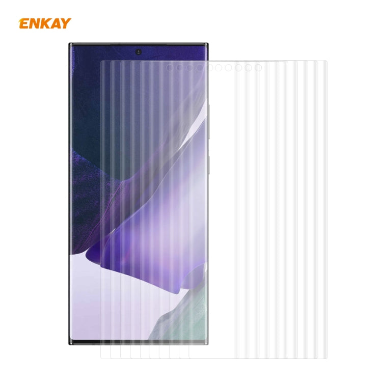 For Samsung Galaxy Note 20 Ultra 10 PCS ENKAY Hat-Prince 3D Full Screen PET Curved Hot Bending HD...