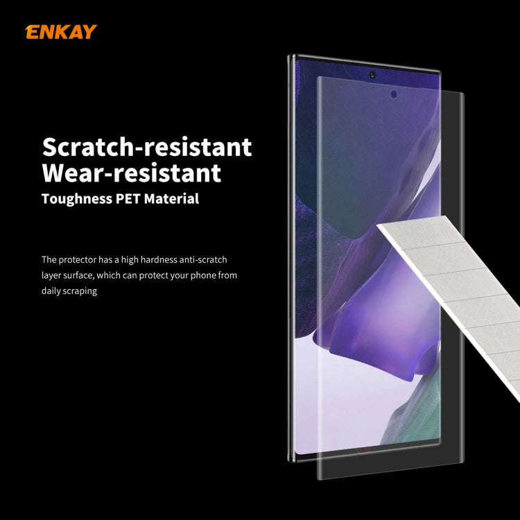 For Samsung Galaxy Note 20 Ultra 10 PCS ENKAY Hat-Prince 3D Full Screen PET Curved Hot Bending HD...